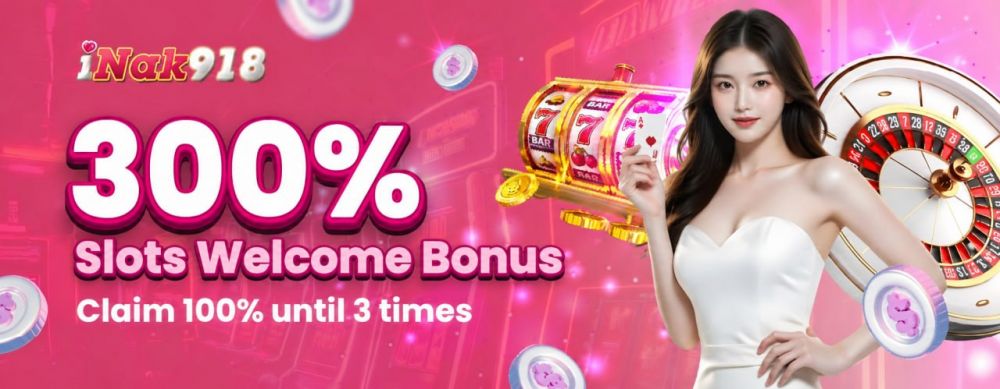 New topup 300% welcome slot bonus